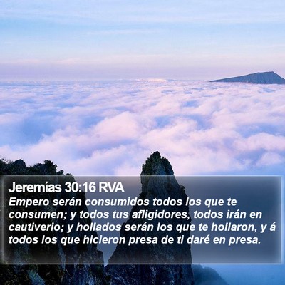 Jeremías 30:16 RVA Bible Verse Image