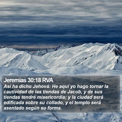Jeremías 30:18 RVA Bible Verse Image