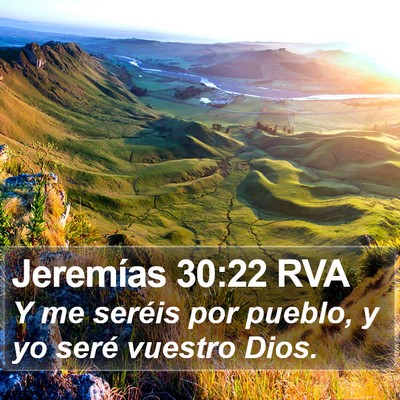 Jeremías 30:22 RVA Bible Verse Image