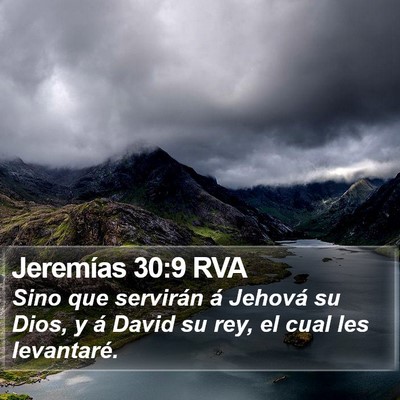 Jeremías 30:9 RVA Bible Verse Image
