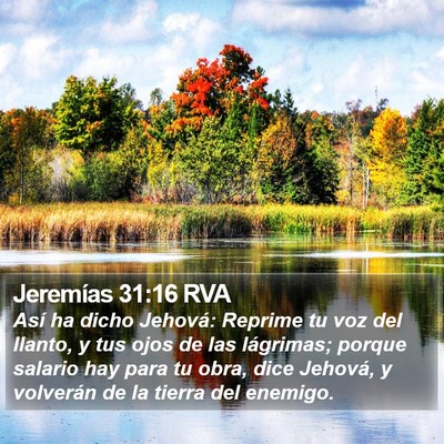 Jeremías 31:16 RVA Bible Verse Image