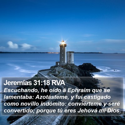 Jeremías 31:18 RVA Bible Verse Image