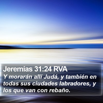 Jeremías 31:24 RVA Bible Verse Image