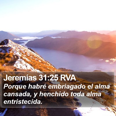 Jeremías 31:25 RVA Bible Verse Image