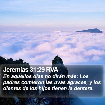 Jeremías 31:29 RVA Bible Verse Image