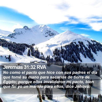 Jeremías 31:32 RVA Bible Verse Image