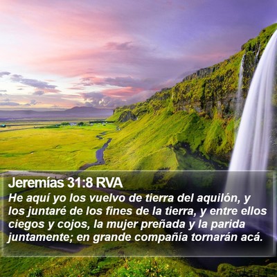 Jeremías 31:8 RVA Bible Verse Image