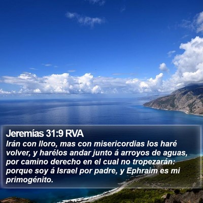 Jeremías 31:9 RVA Bible Verse Image