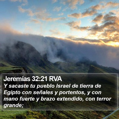 Jeremías 32:21 RVA Bible Verse Image