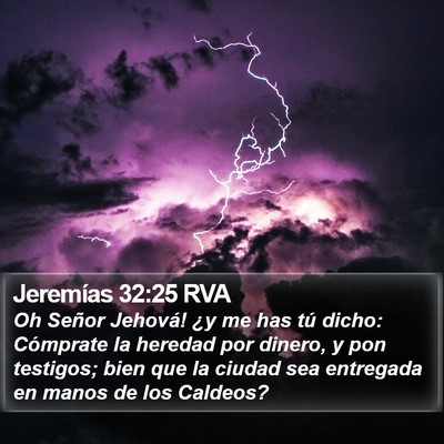 Jeremías 32:25 RVA Bible Verse Image