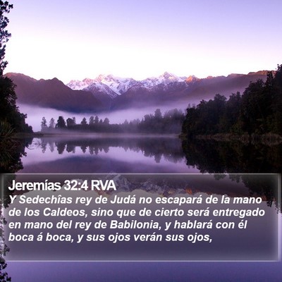 Jeremías 32:4 RVA Bible Verse Image