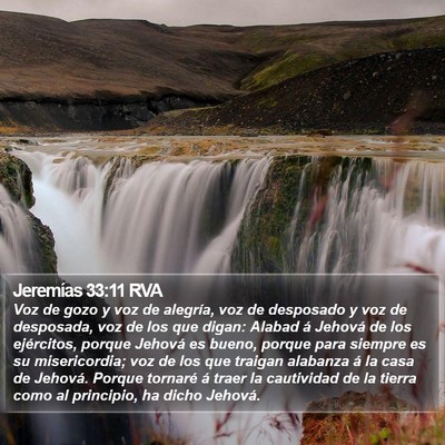 Jeremías 33:11 RVA Bible Verse Image