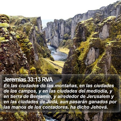 Jeremías 33:13 RVA Bible Verse Image