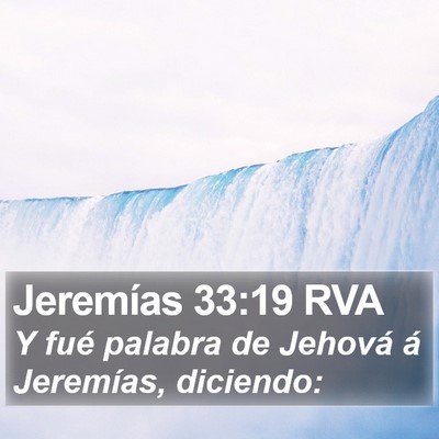 Jeremías 33:19 RVA Bible Verse Image