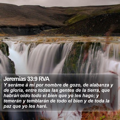 Jeremías 33:9 RVA Bible Verse Image