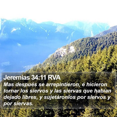 Jeremías 34:11 RVA Bible Verse Image