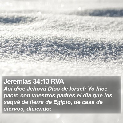 Jeremías 34:13 RVA Bible Verse Image