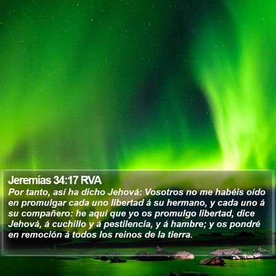 Jeremías 34:17 RVA Bible Verse Image