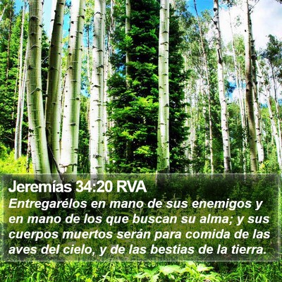 Jeremías 34:20 RVA Bible Verse Image
