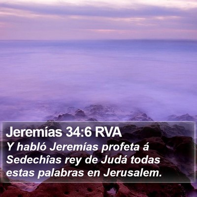 Jeremías 34:6 RVA Bible Verse Image