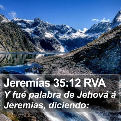 Jeremías 35:12 RVA Bible Verse Image