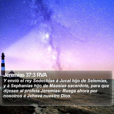 Jeremías 37:3 RVA Bible Verse Image