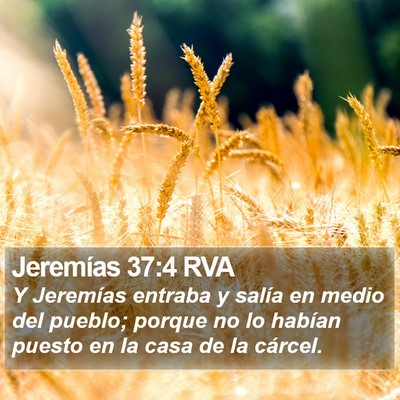 Jeremías 37:4 RVA Bible Verse Image