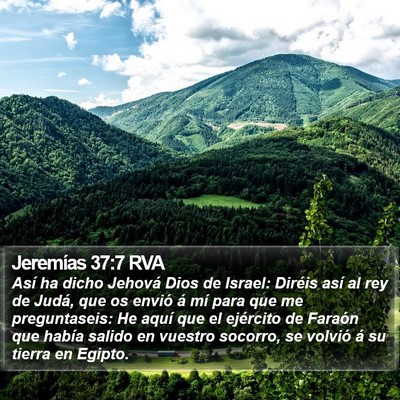 Jeremías 37:7 RVA Bible Verse Image