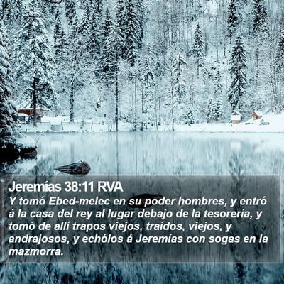 Jeremías 38:11 RVA Bible Verse Image