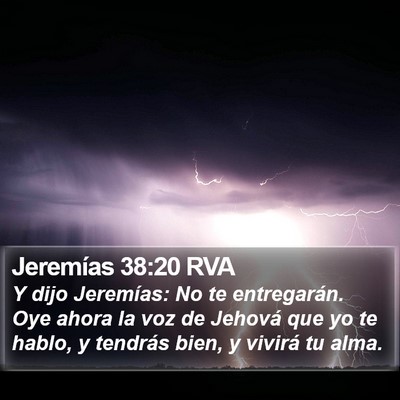Jeremías 38:20 RVA Bible Verse Image