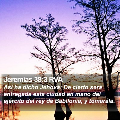 Jeremías 38:3 RVA Bible Verse Image