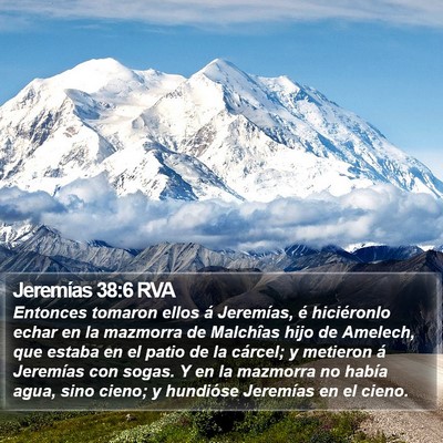 Jeremías 38:6 RVA Bible Verse Image