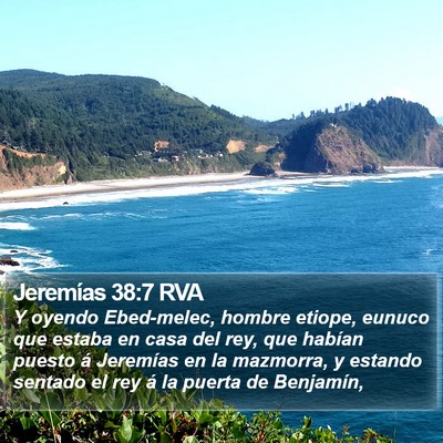 Jeremías 38:7 RVA Bible Verse Image