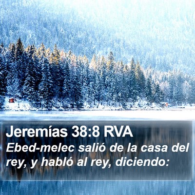 Jeremías 38:8 RVA Bible Verse Image