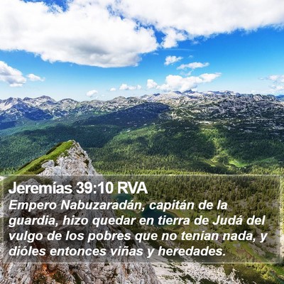 Jeremías 39:10 RVA Bible Verse Image