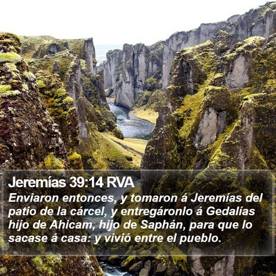Jeremías 39:14 RVA Bible Verse Image