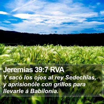 Jeremías 39:7 RVA Bible Verse Image