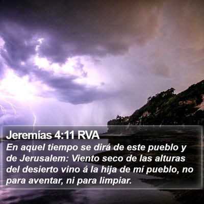 Jeremías 4:11 RVA Bible Verse Image