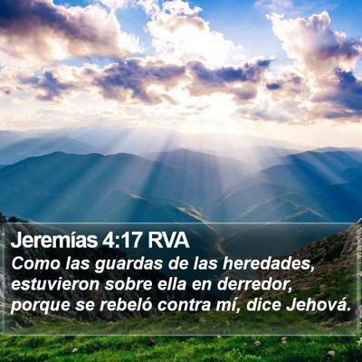 Jeremías 4:17 RVA Bible Verse Image