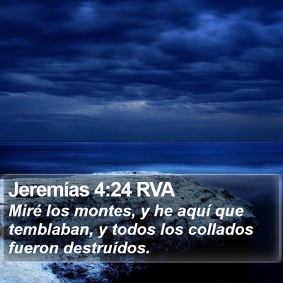 Jeremías 4:24 RVA Bible Verse Image