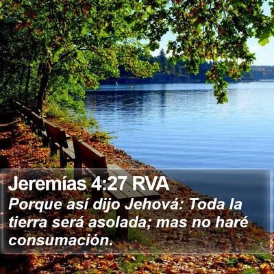 Jeremías 4:27 RVA Bible Verse Image