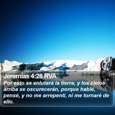 Jeremías 4:28 RVA Bible Verse Image