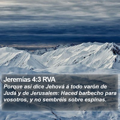 Jeremías 4:3 RVA Bible Verse Image