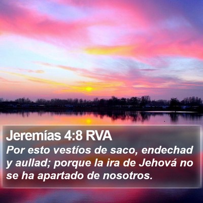 Jeremías 4:8 RVA Bible Verse Image
