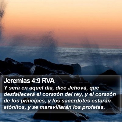Jeremías 4:9 RVA Bible Verse Image