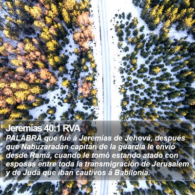 Jeremías 40:1 RVA Bible Verse Image