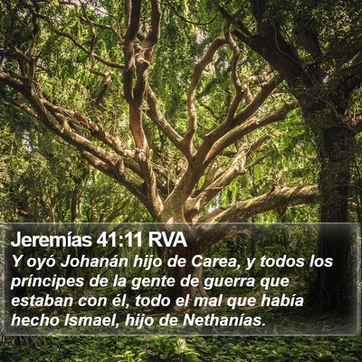 Jeremías 41:11 RVA Bible Verse Image