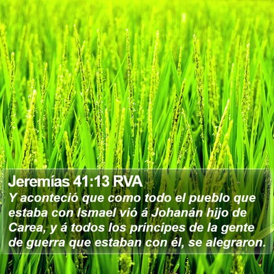 Jeremías 41:13 RVA Bible Verse Image