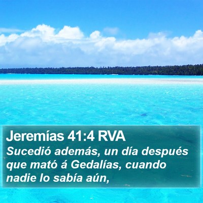 Jeremías 41:4 RVA Bible Verse Image