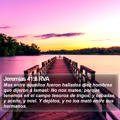 Jeremías 41:8 RVA Bible Verse Image